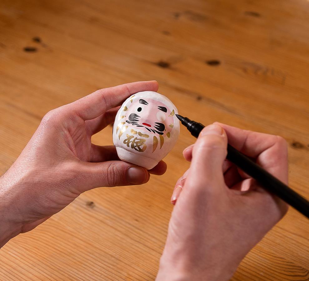 Daruma bianco 6,5cm - immagine 4