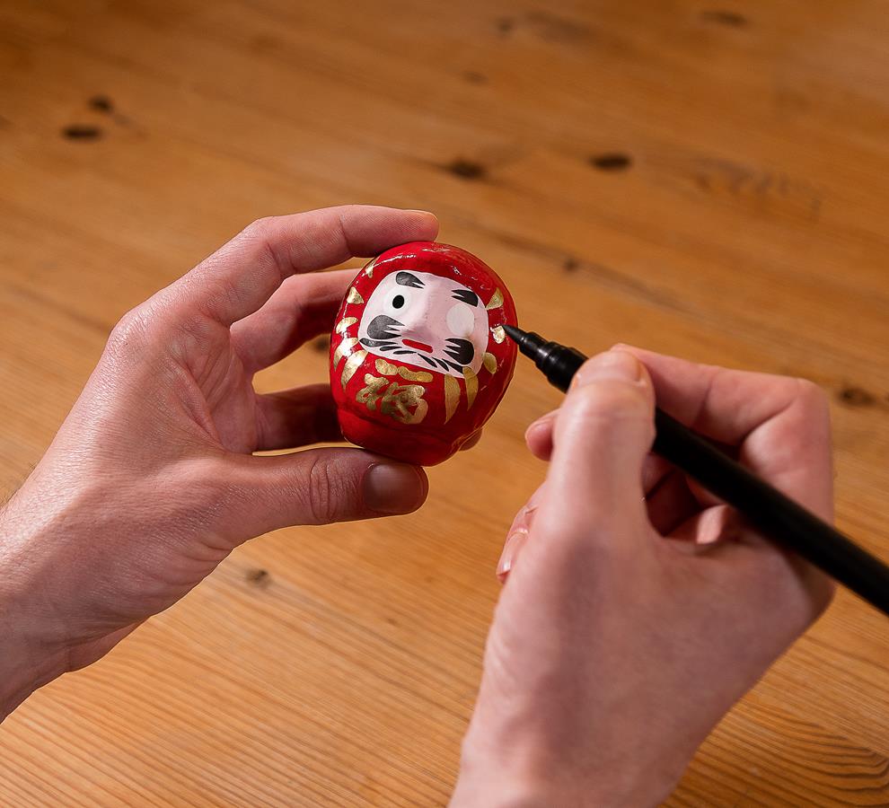 Daruma rosso 6,5cm - immagine 3
